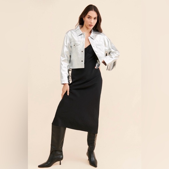 Jules Kae Talia Fringe Jacket size Small - Picture 4 of 5